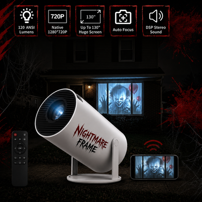 Nightmare Frame™ Window Projector — Something's Trapped Inside