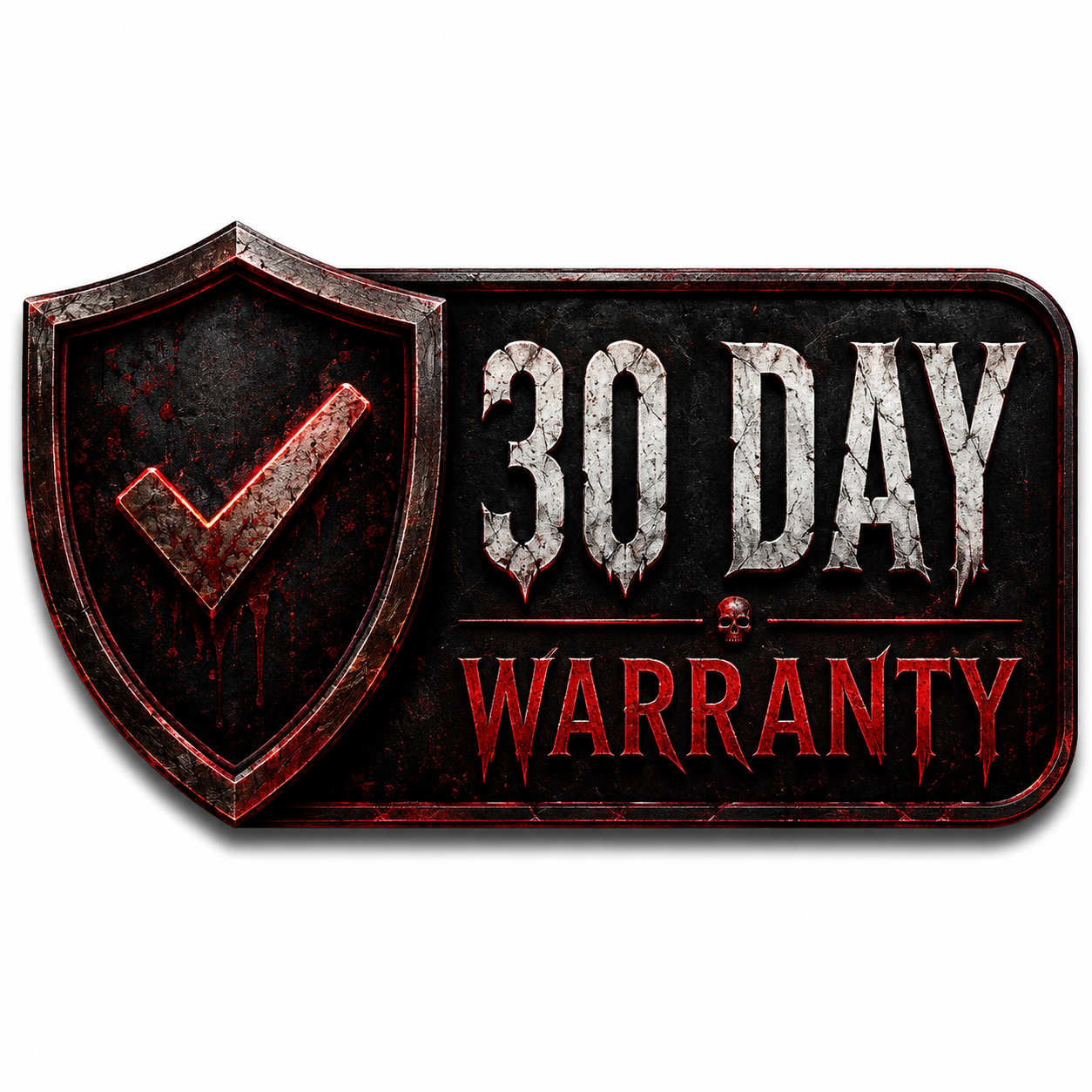 Nightmare Frame 30-day warranty badge